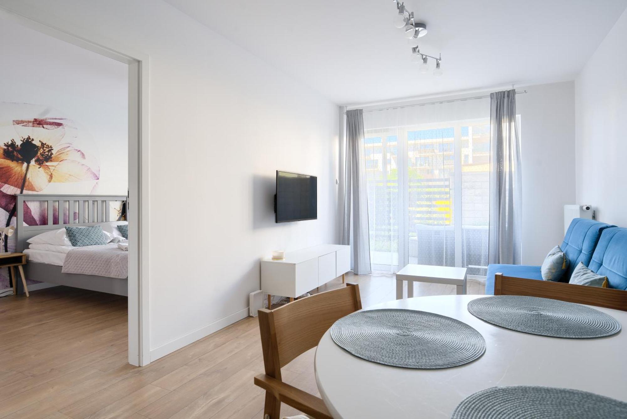 Apartamentyprzymorzu Baltycki Z Miejscem Postojowym I Ogrodkiem Kołobrzeg Exteriör bild